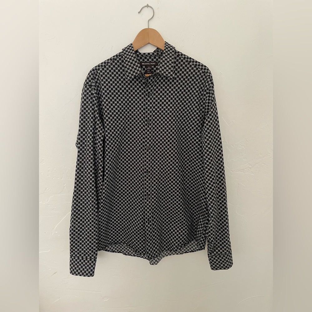 Michael Kors Logo Button Down